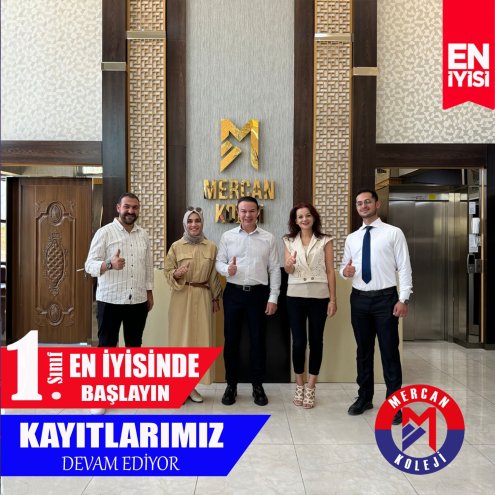 En İyi İLKOKULda En iyi ÖĞRETMENlerle BAŞLAYIN.1. Sınıf Kayıtlarımız Devam Ediyor. Mercan Koleji Malatya Kampüsü